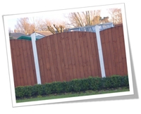 Panel Fencing heights range from approx 3ft to 8ft